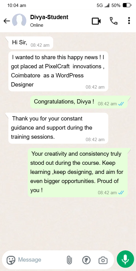 Review from students