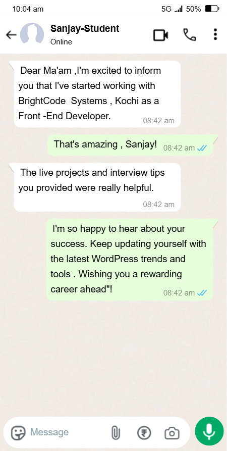 Review from students